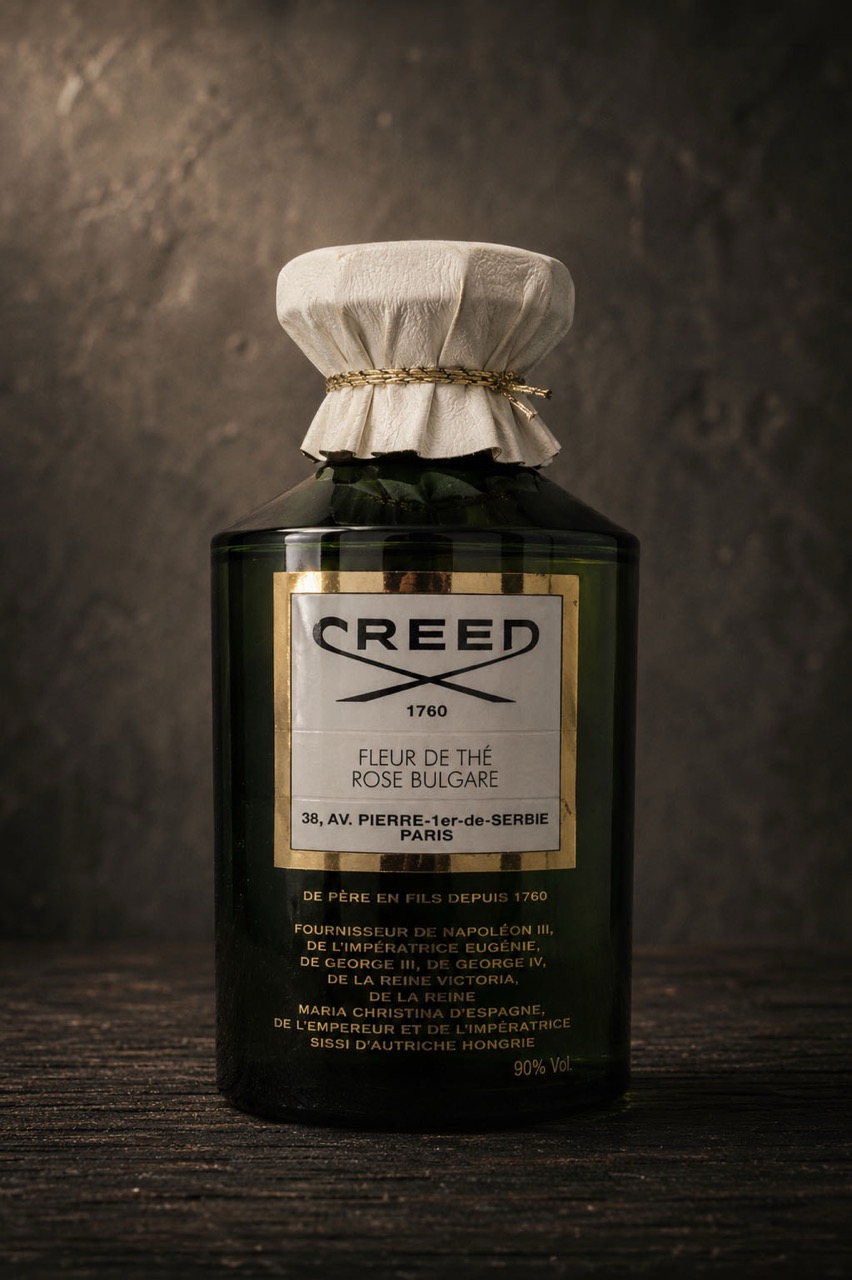 Creed Fleur de Thé Rose Bulgare 250ml splash bottle with original box